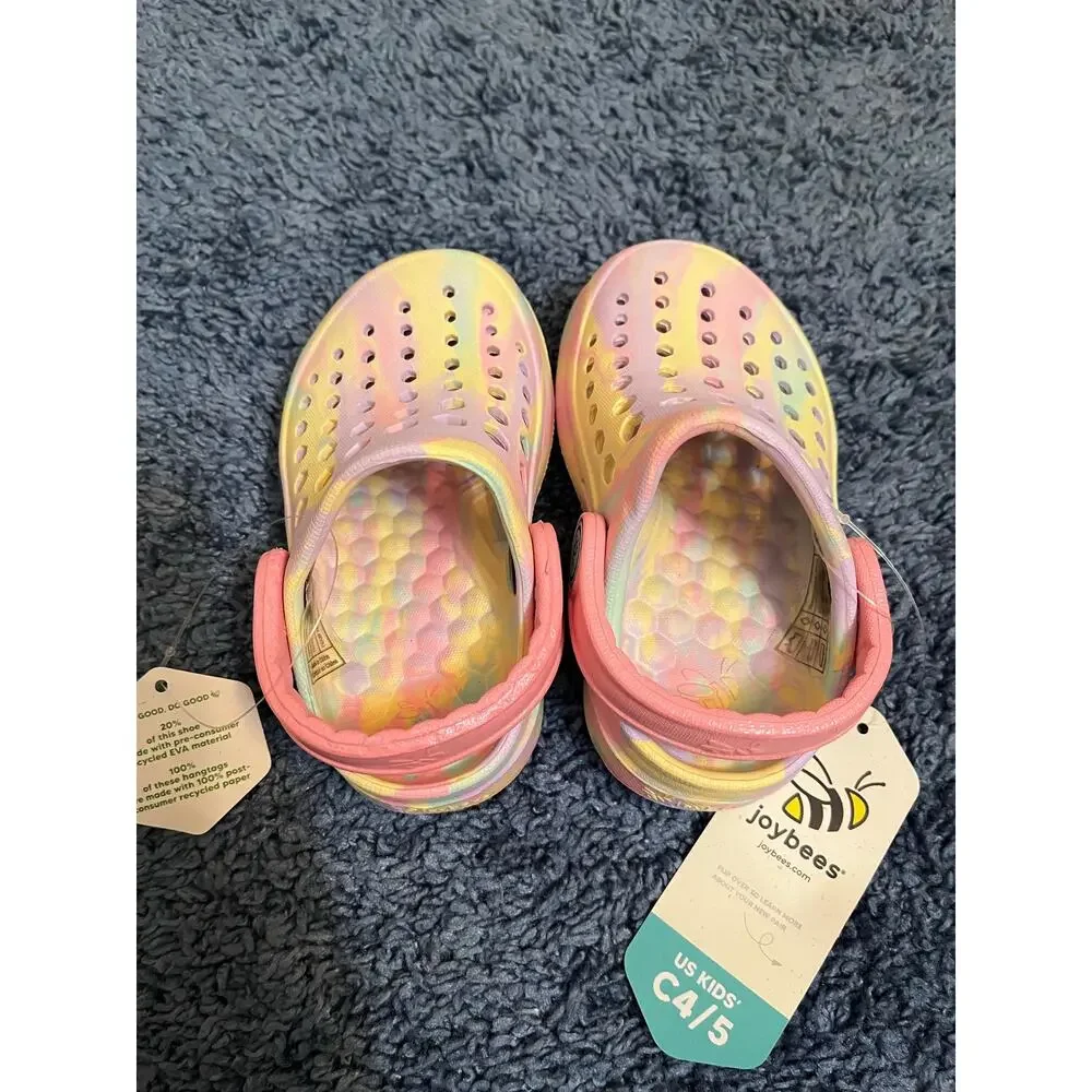 Joybees Clogs Sandals for Baby Girl Size 4/5 NWT